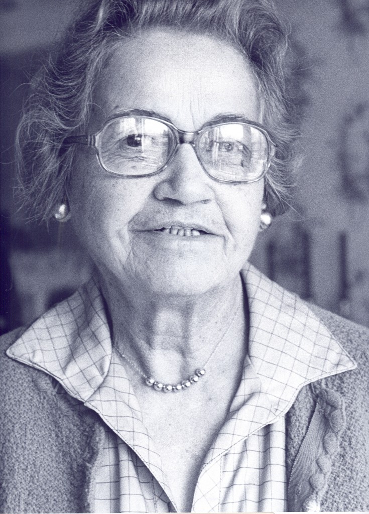 Janet Goldiere's Davidson Senior Citizen Center portrait, as photographed by Frank Bliss.