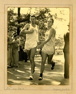 Lytch title this one "Boo" and Dave, two runners mid stride