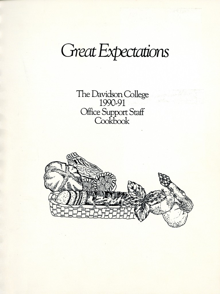 The cover of Great Expectations: The Davidson College 1990-1991 Office Support Staff Cookbook