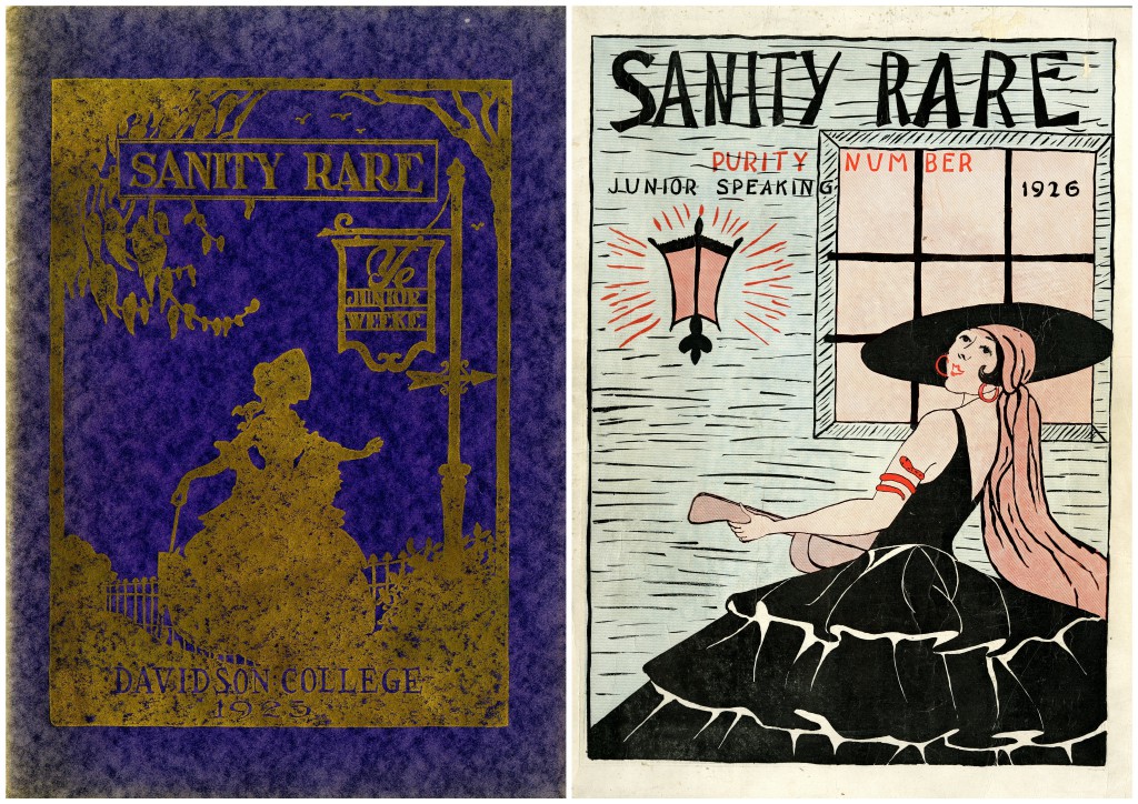 Covers of the 1925 and 1926 issues of Sanity Rare.