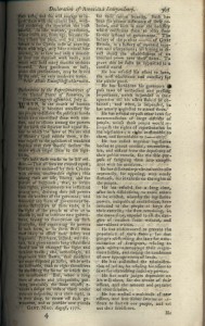 Declaration of American Independency page 361