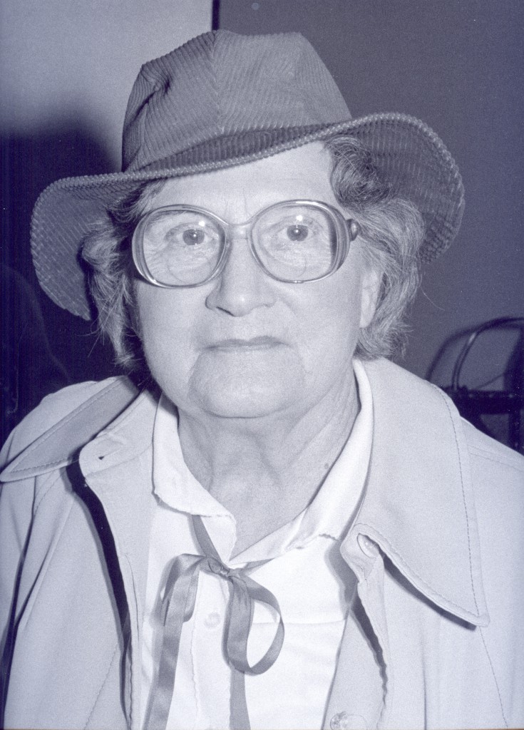 Daisy Whittle's Senior Center portrait, taken by Frank Bliss circa 1980.