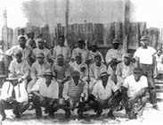 Early African-American baseball team from North Mecklenburg