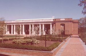 Planters in front of E.H. Little Library