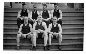 Wrestling team in 1923 Quips and Cranks