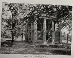 1903 Souvenir Album, Hall of the Philanthropic Society