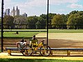Central Park baseball field.