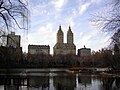 The San Remo apartments, reflected in The Lake of Central Park