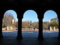 Bethesda fountain and under the terrace, Central Park.
