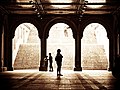 Below Bethesda Terrace in the Central Park.