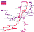 Bordeaux tramway (Map)