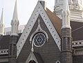 View of the Assembly Hall showing Star of David