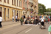 Bunte Republik Neustadt - Sonntagsfrühstück auf der Alaunstraße