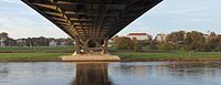 Waldschlößchenbrücke Ansicht von unten