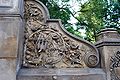 Details of the stairway on west side of Bethesda Terrace Bridge