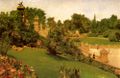 Terrace at the Mall 1890 by William Merritt Chase.